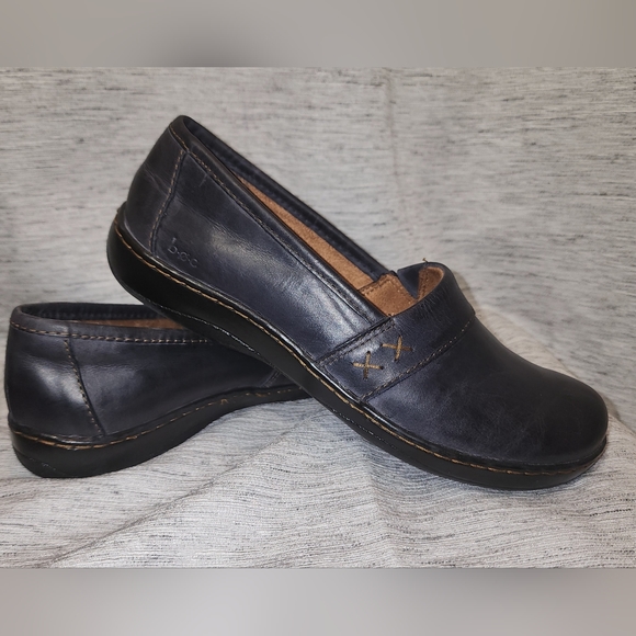 b.o.c. Shoes Boc Born Concept Leather 75 Shoes Dark Navy Blue Slip